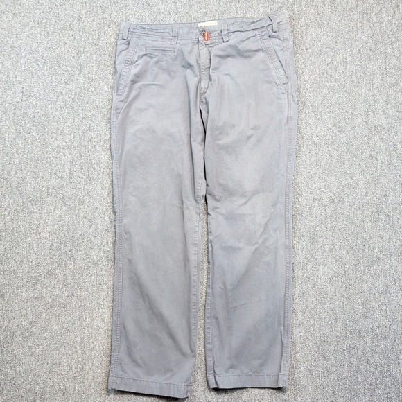 The Field Portugal Chino Pants 38x32 Gray Cotton Straight Leg Quiet Luxury Men — photo 2